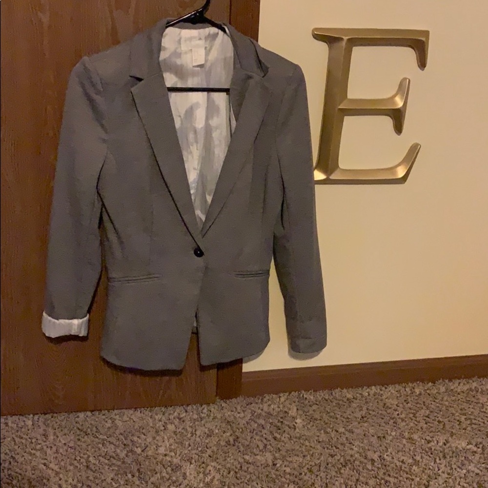 Gray Blazer